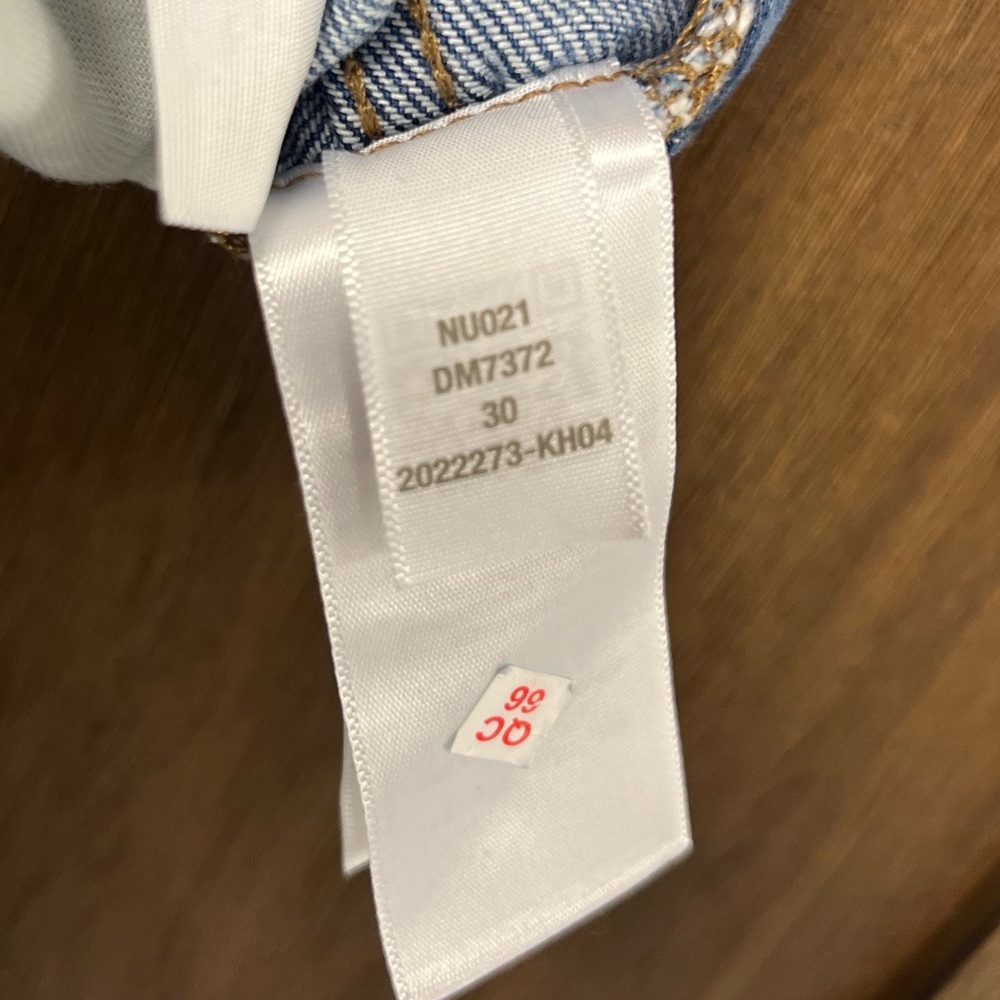 Madewell Low-Slung Baggy High Rise Jean: Airy Denim Edition Hambley Wash Size 30 - Picture 10 of 10